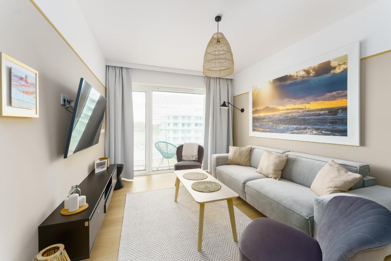 Апартаменты Wave, Polanki Aqua W Kolobrzegu, Free Garage, Swimming Pool, Sauna And Other! Экстерьер фото
