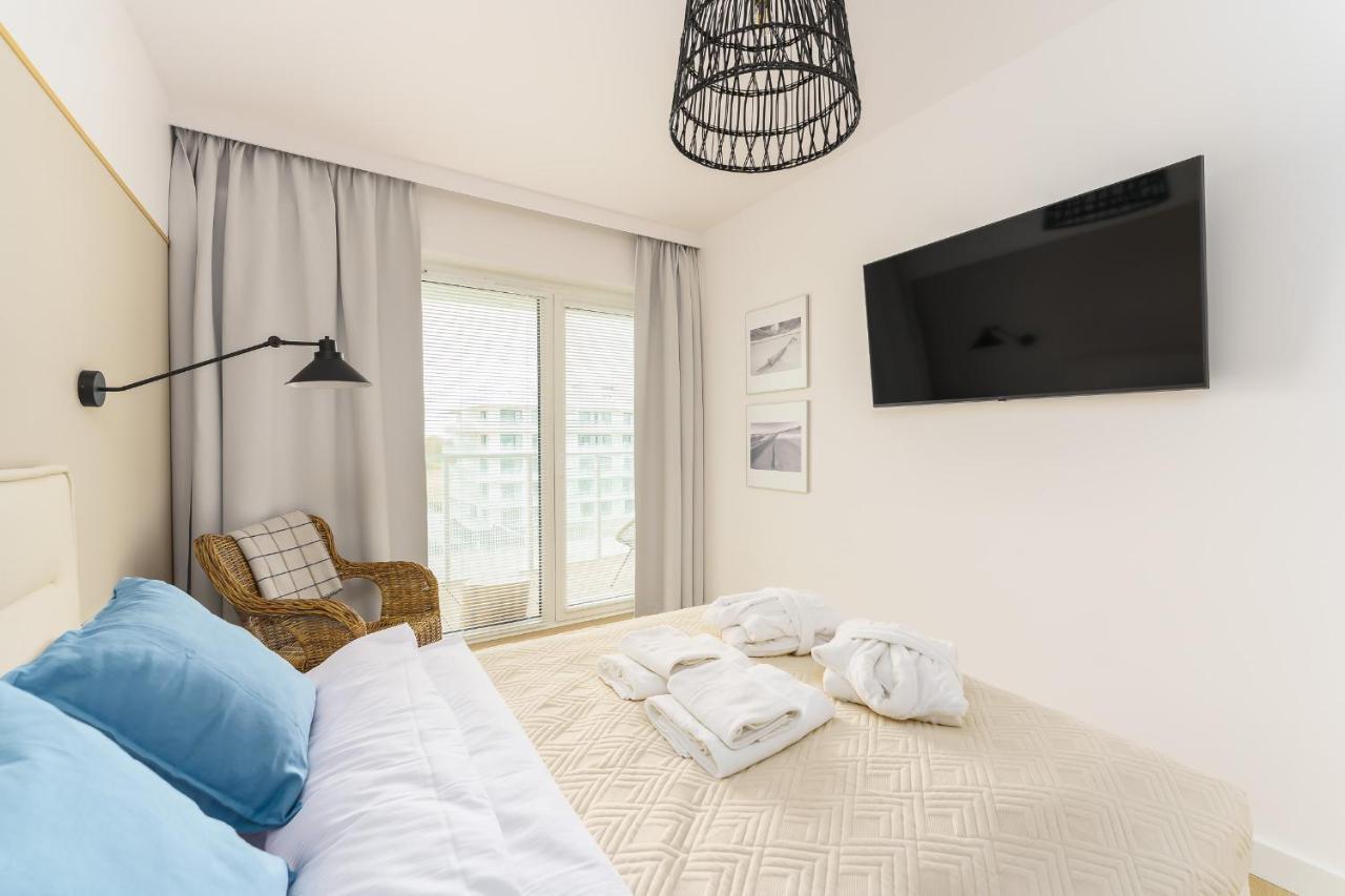 Апартаменты Wave, Polanki Aqua W Kolobrzegu, Free Garage, Swimming Pool, Sauna And Other! Экстерьер фото