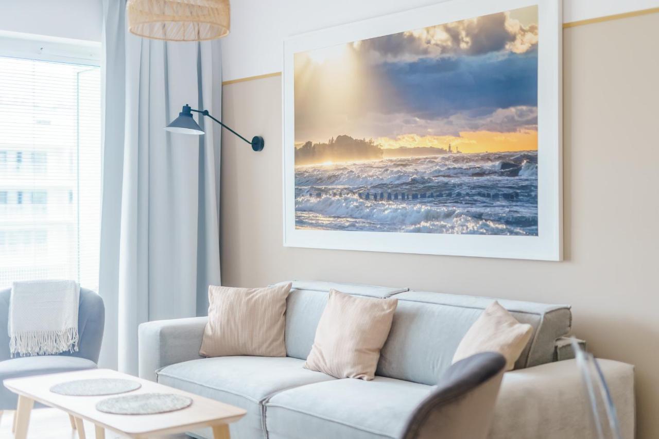 Апартаменты Wave, Polanki Aqua W Kolobrzegu, Free Garage, Swimming Pool, Sauna And Other! Экстерьер фото