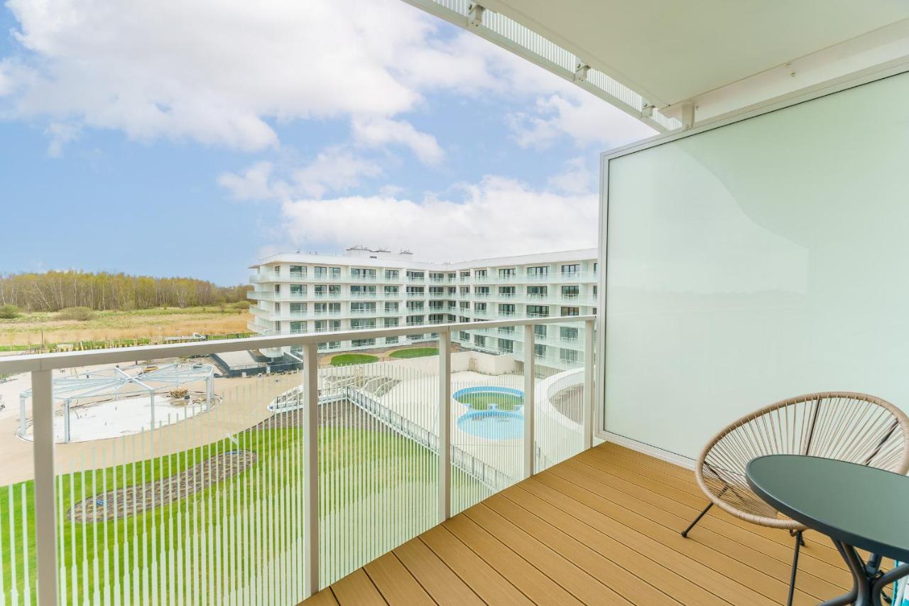 Апартаменты Wave, Polanki Aqua W Kolobrzegu, Free Garage, Swimming Pool, Sauna And Other! Экстерьер фото