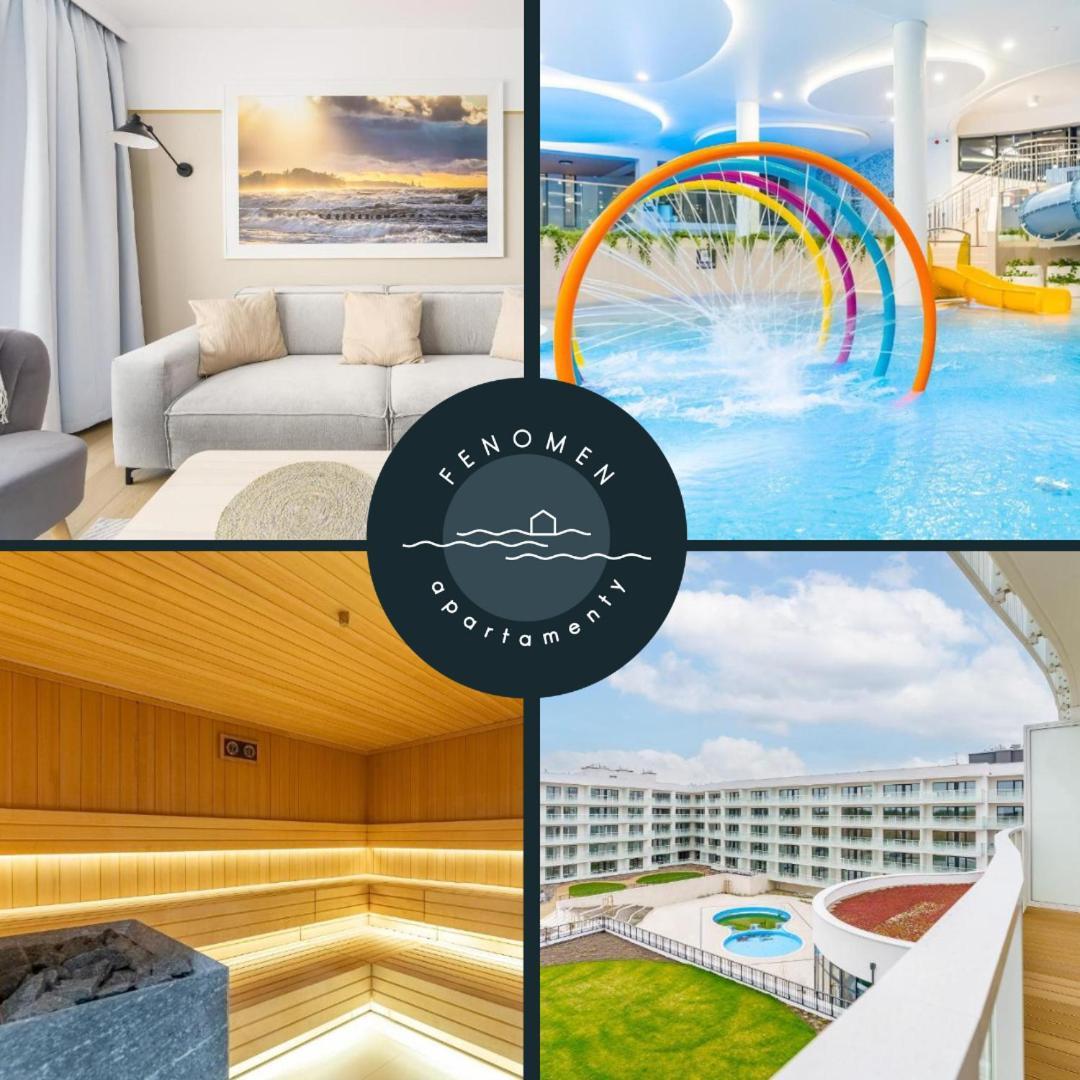 Апартаменты Wave, Polanki Aqua W Kolobrzegu, Free Garage, Swimming Pool, Sauna And Other! Экстерьер фото